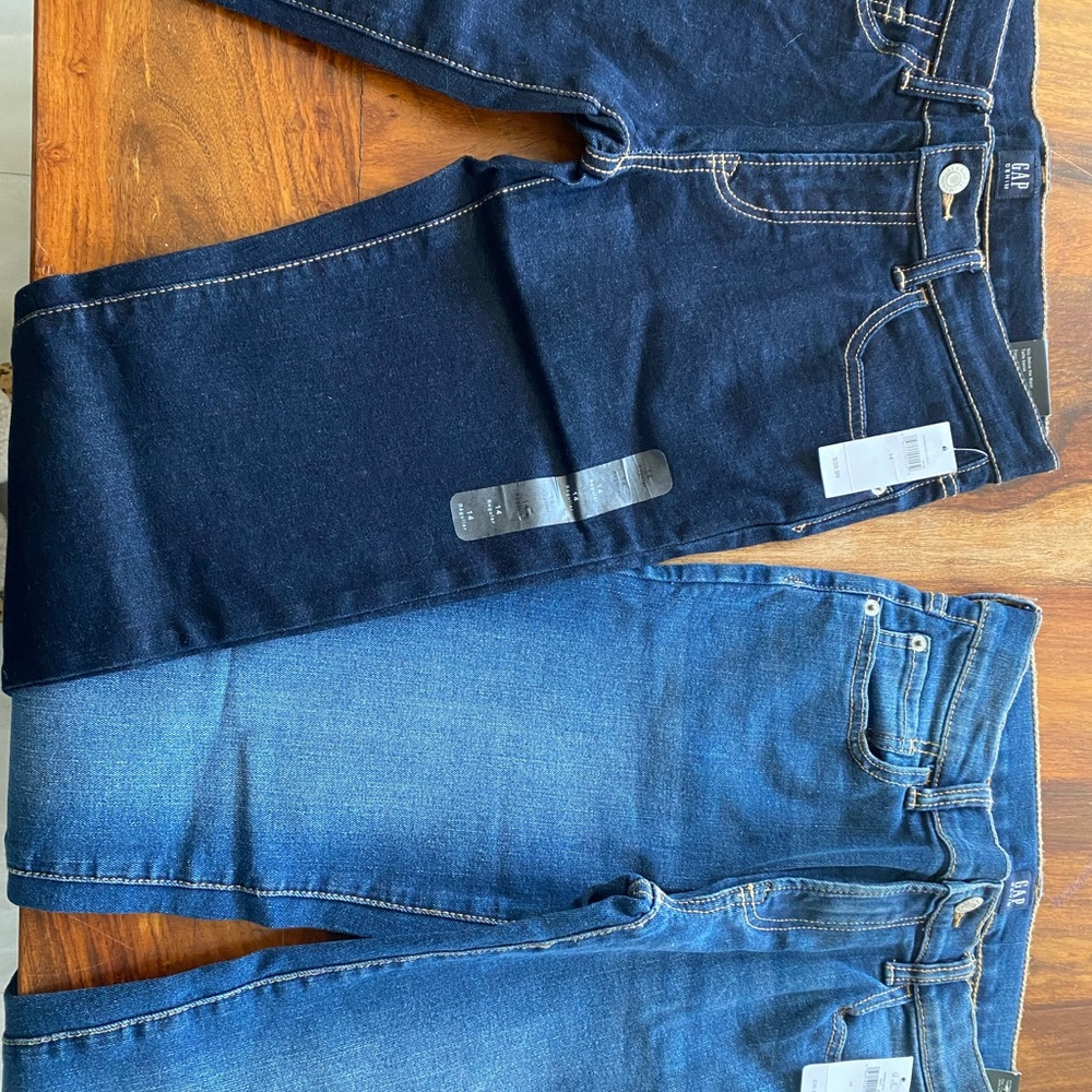 2 Pair Gap (not outlet) youth brand new with tags size 14 jeans